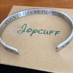 NWT Joycuff Queen F*cking Everything Bracelet Cuff